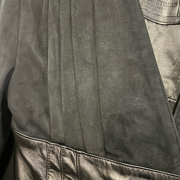 One of a kind jean claude jitrois suede and leather blazer jacket - Picture 11 of 16